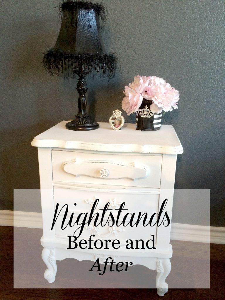 Nightstands Before and After