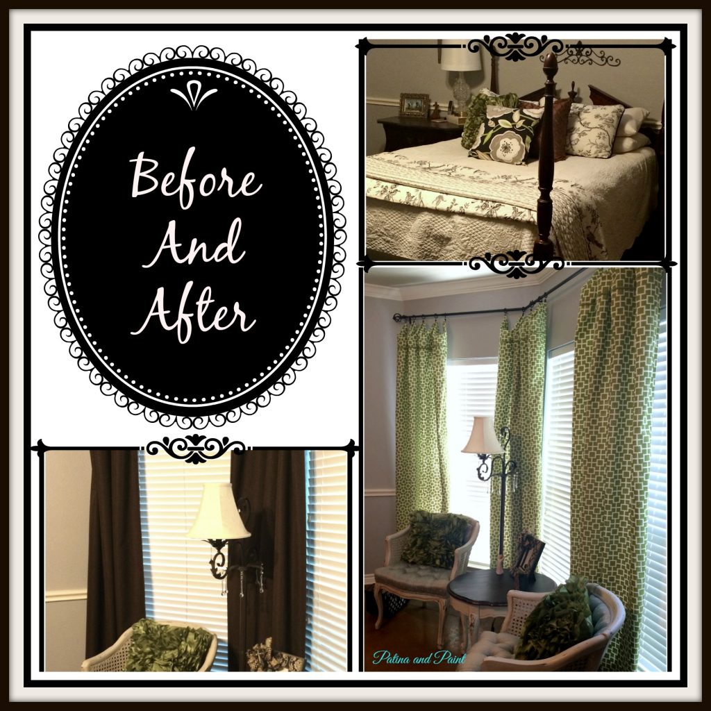 Before and After – Bedroom Curtains