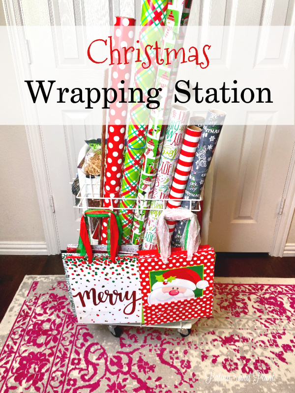 Christmas Wrapping Station - Patina & Paint