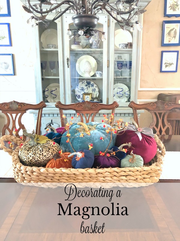 Decorating A Magnolia Basket | Patina & Paint