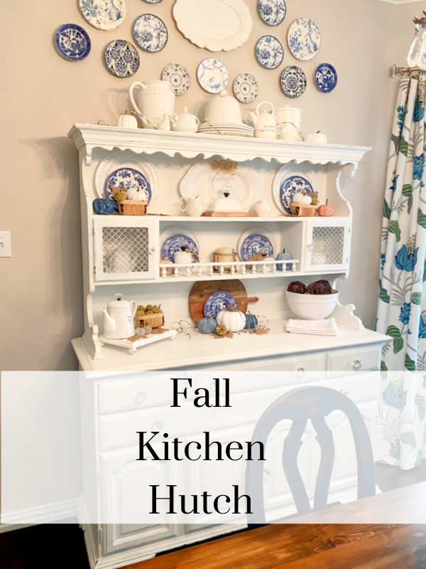 Fall Kitchen Hutch