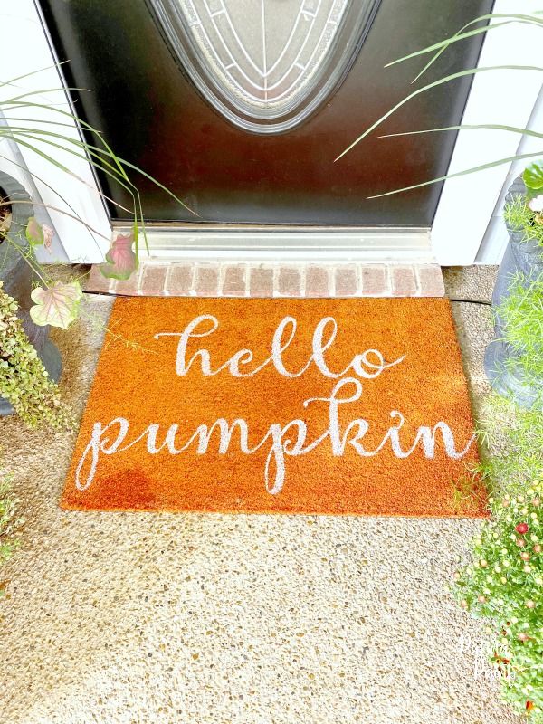 hello pumpkin mat