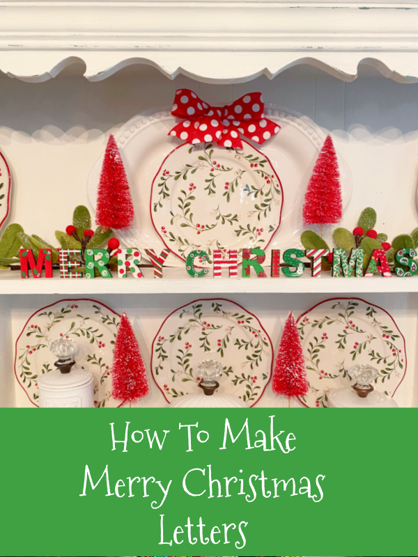 How To Make Merry Christmas Letters