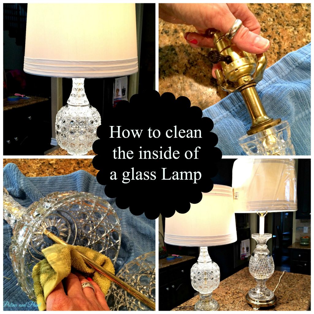 How to Clean the Inside of a Glass Lamp