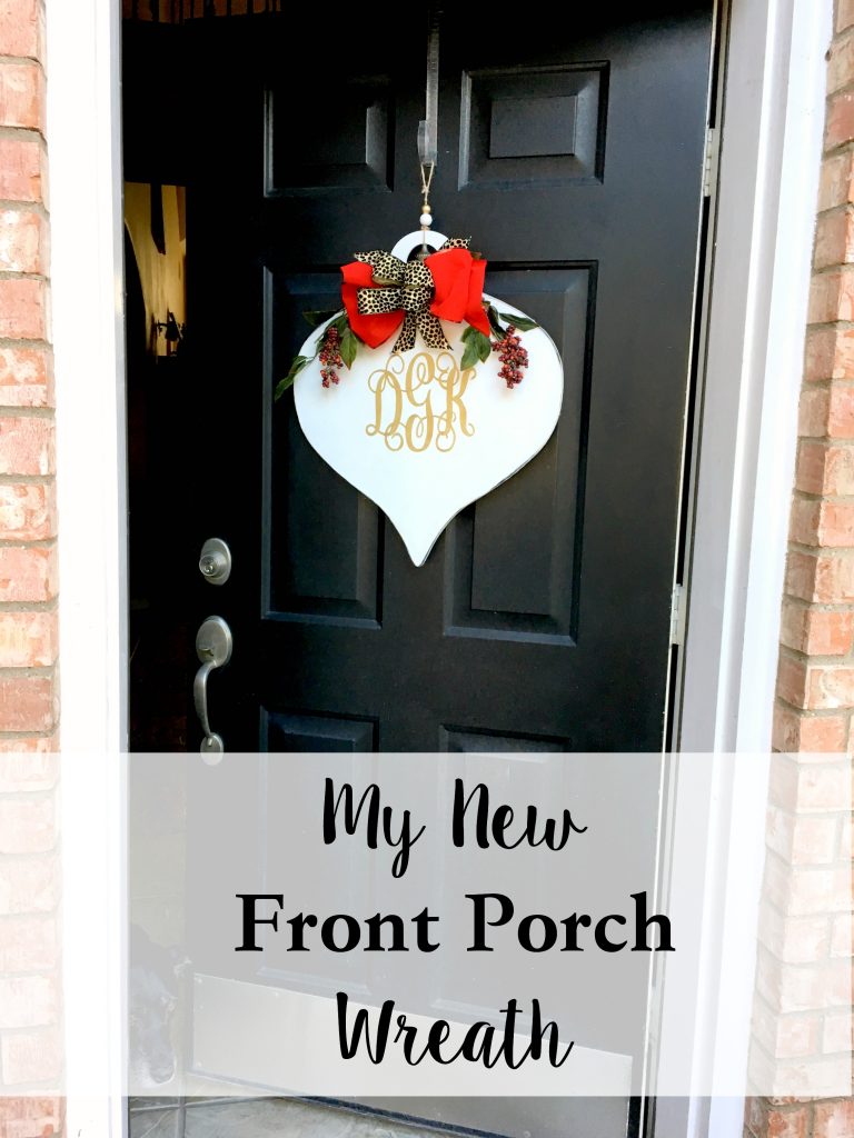 My New Front Porch Wreath