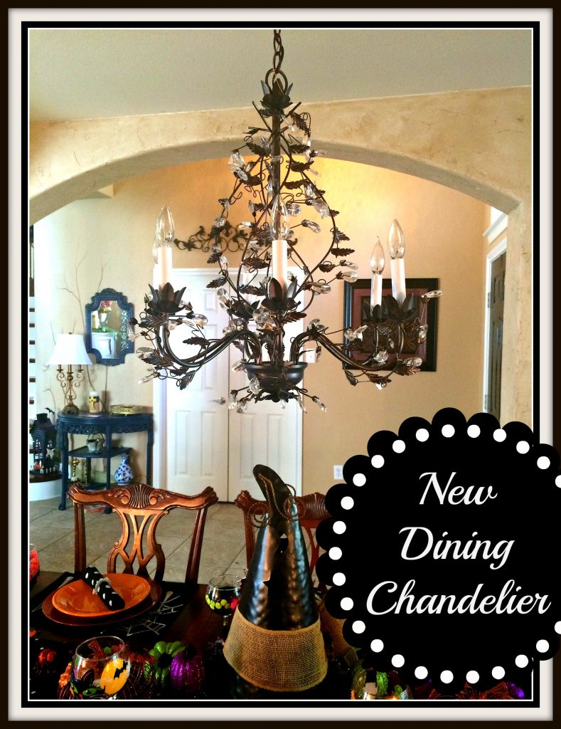 New Dining Room Chandelier!