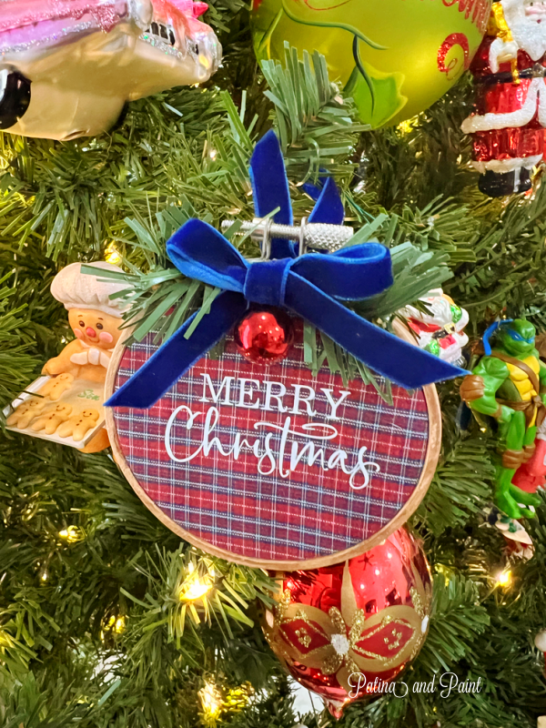 Festive DIY Retro Christmas Tree Beaded Garland - Modern on Monticello