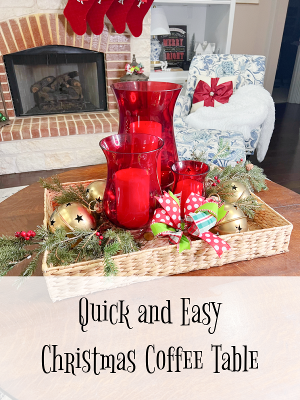 Quick and Easy Christmas Coffee Table