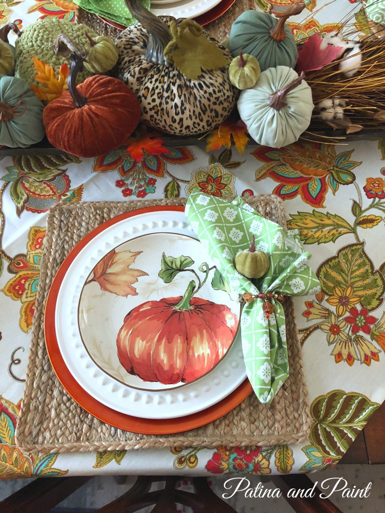 Setting an Early Fall Table