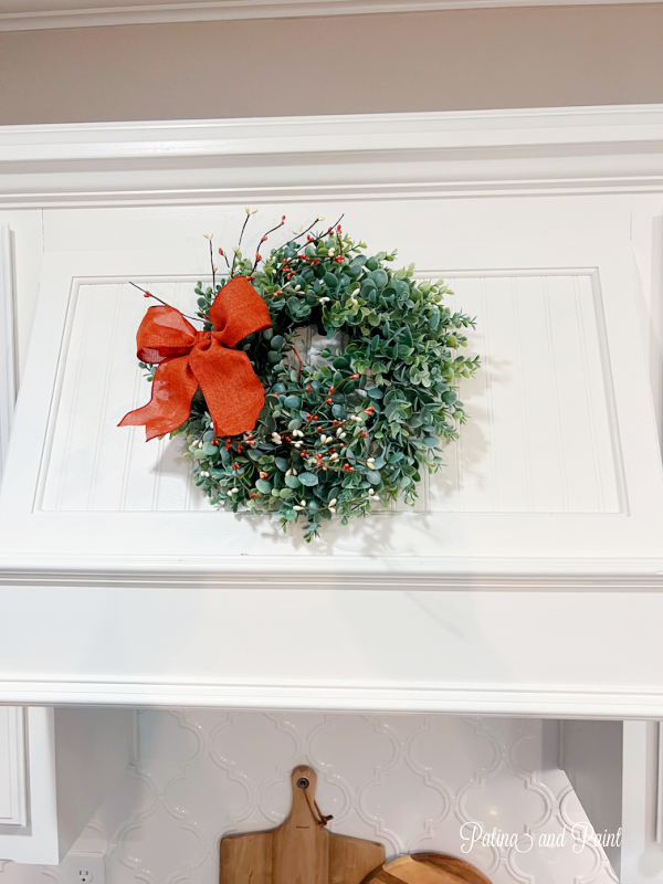 Easiest Wreath Ever Patina & Paint