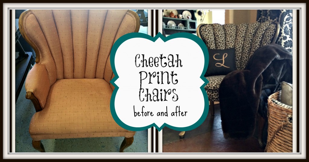 Cheetah Print Chairs | Patina and Paint