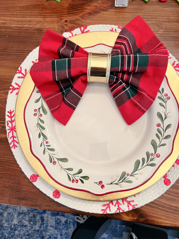 christmas placesetting