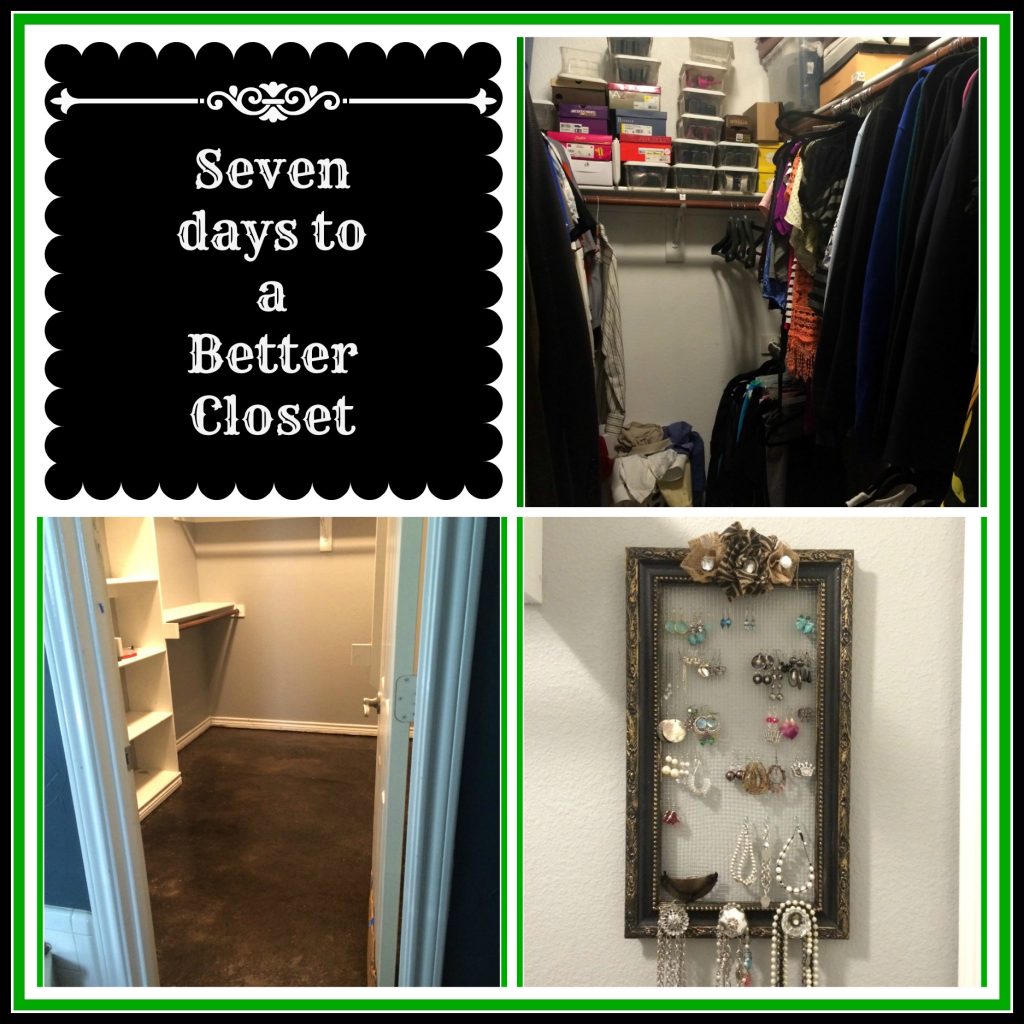 Seven Days To A Better Closet – Makeover Part 1