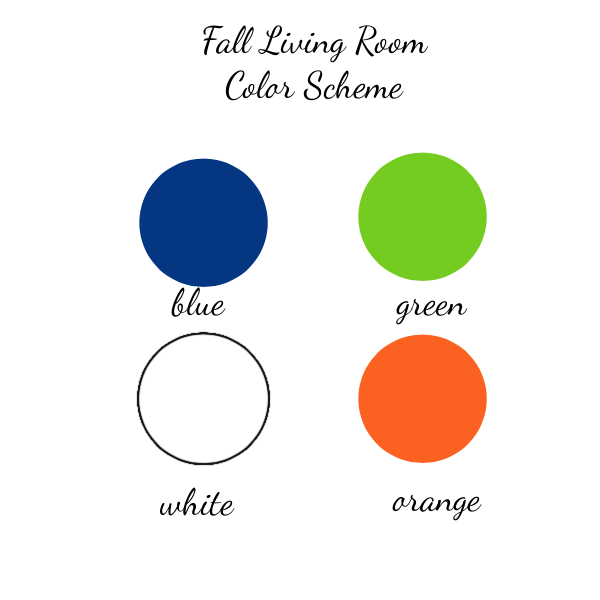 fall living room colors