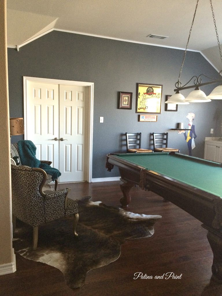 Painting the Game Room | Patina and Paint