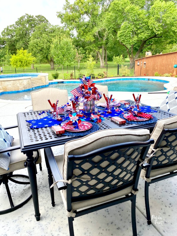 Last Minute 4th of July Tablescape