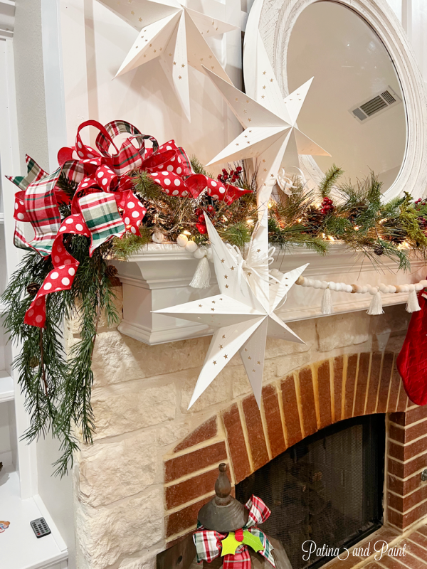 Decorating A Christmas Mantle